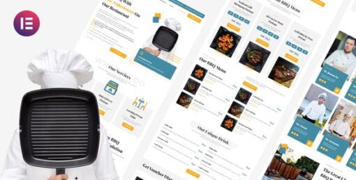 Bipang – BBQ & Grill Restaurant Elementor Template Kit