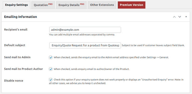 Enquiry Quotation for WooCommerce Pro Enquiry Quotation for WooCommerce Pro
