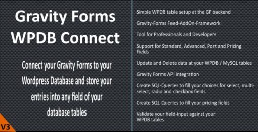 Gravity Forms – WPDB / MySQL Connect