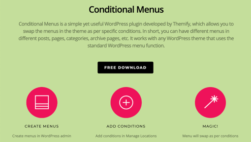 Conditional Menus