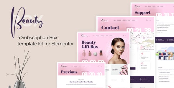 BeautyBox – Subscription Box Elementor Template Kit BeautyBox – Subscription Box Elementor Template Kit