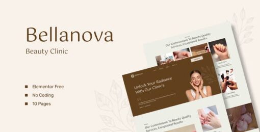 Bellanova – Beauty Clinic Elementor Template Kit