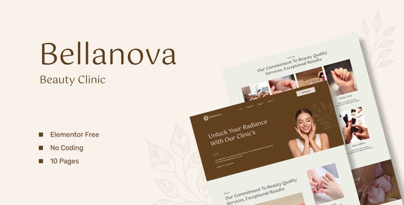 Bellanova – Beauty Clinic Elementor Template Kit Bellanova – Beauty Clinic Elementor Template Kit