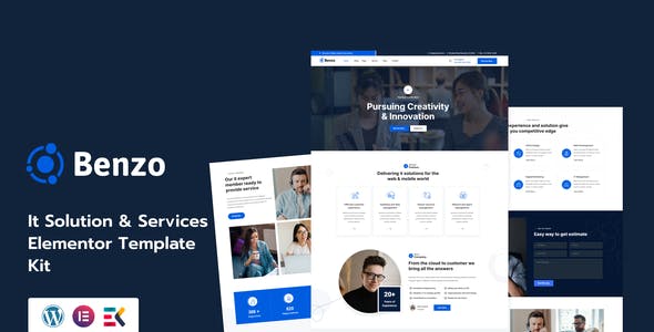 Benzo – It Solution & Services Elementor Template Kit Benzo – It Solution & Services Elementor Template Kit