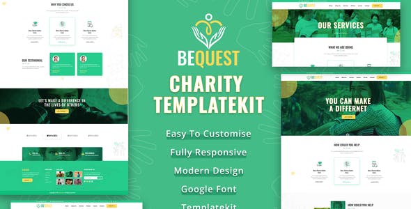 BEQUEST | Nonprofit Charity & Donation Elementor Template Kit BEQUEST | Nonprofit Charity & Donation Elementor Template Kit