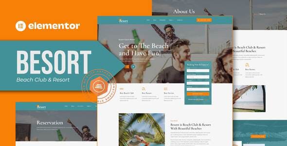 Besort – Beach Club & Resort Elementor Template Kit Besort – Beach Club & Resort Elementor Template Kit