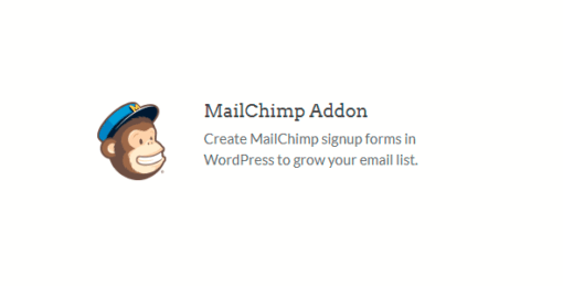 WPForms – Mailchim addon